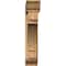 Ekena Millwork Merced Traditional Rough Sawn Bracket w/ Offset Brace, Western Red Cedar, 8"W x 40"D x 40"H BKT0806X40X40MRC01RWR - alternate 4